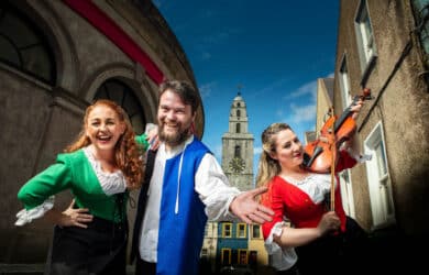 13/05/2019
Chattyboo Productions' cast of "Hysterical Histories" photographed in Shandon, Cork.
Picture: Michael O'Sullivan /OSM PHOTO